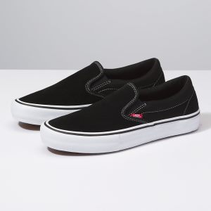 Vans Bayan Spor Ayakkabı Slip-On Pro Siyah/Beyaz | 48029-923